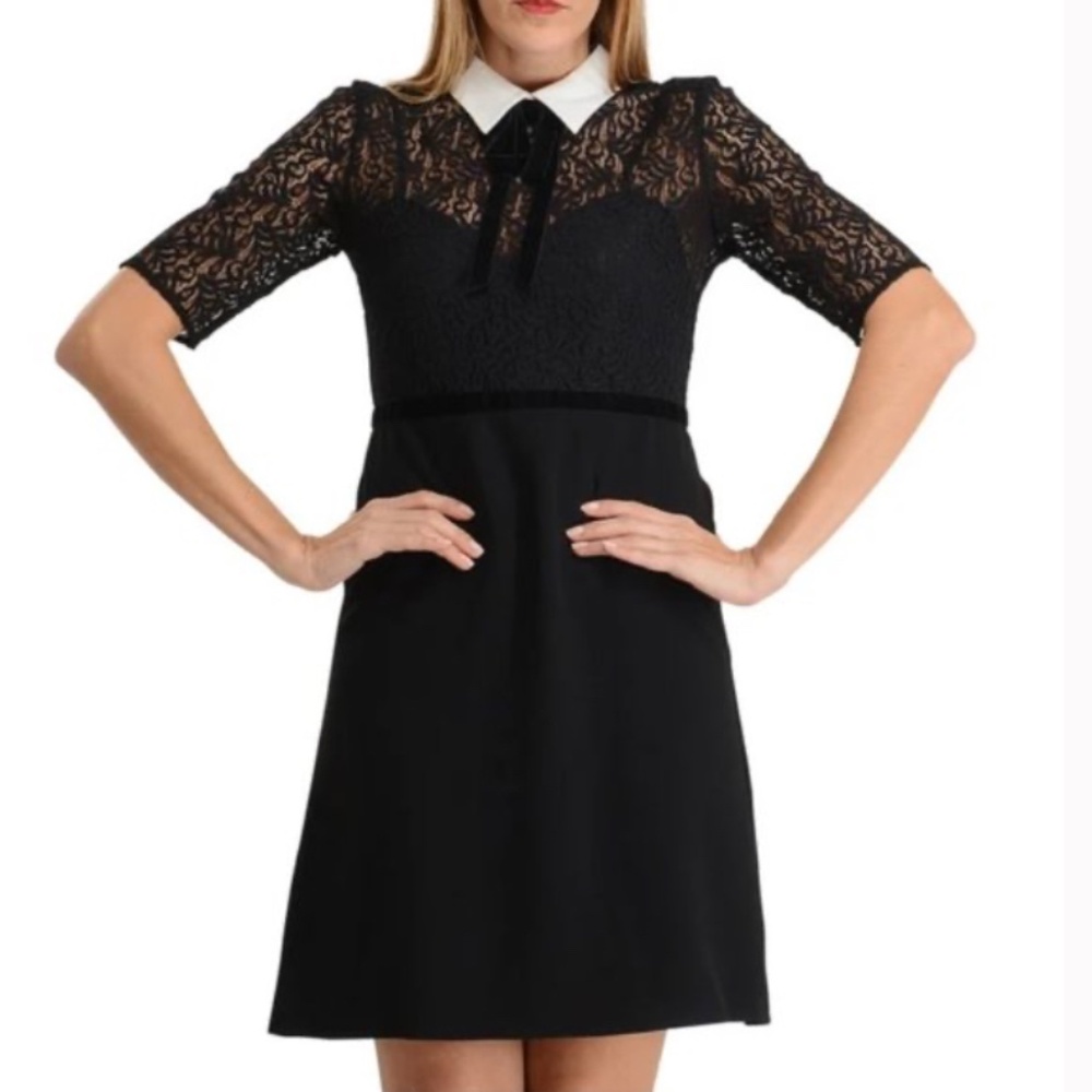 The Kooples Little Black Lace Dress